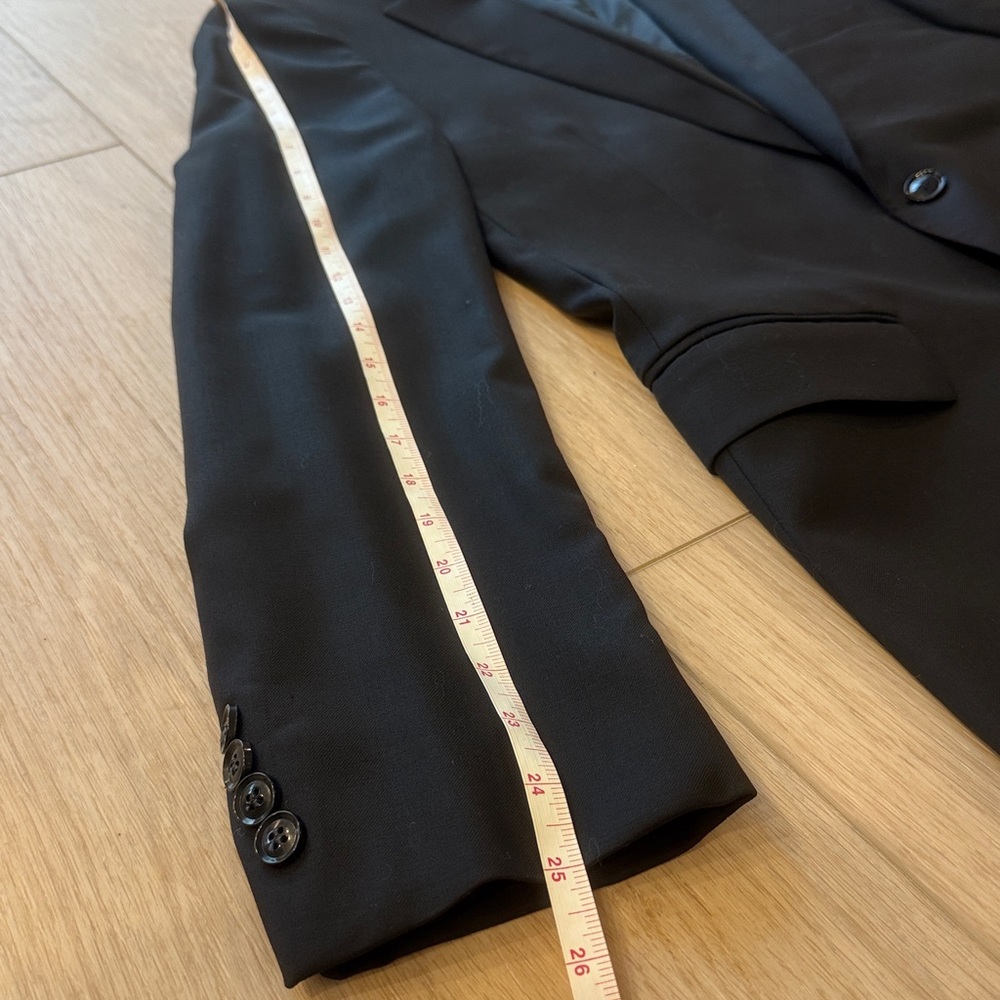 Calvin Klein | Slim-fit Stretch 2 Piece Black Suit SZ 42R W32/32 - Picture 7 of 15